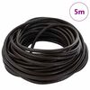 vidaXL Leather Cord Dark Brown &Oslash;5 mm x 5 m Leather