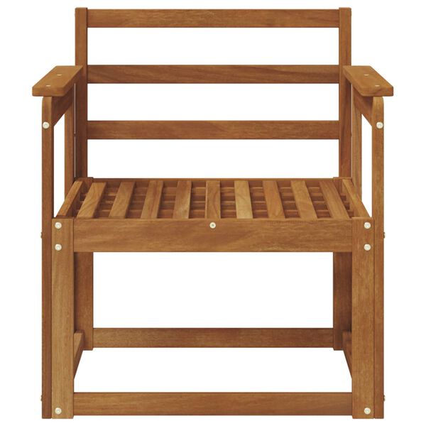 vidaXL Outdoor Sofa Solid Acacia Wood Natural