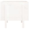 vidaXL Garden Planter White 62x50x57 cm Solid Wood Pine
