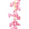 vidaXL Flower Garlands 6 pcs Dark Pink 180 cm