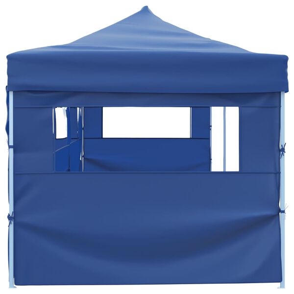 vidaXL Folding Pop-up Party Tent with 5 Sidewalls 3x9 m Blue