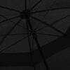 vidaXL Umbrella Black 130cm