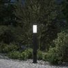 vidaXL Bollard Light with Outlet 80 cm Stainless Steel IP44