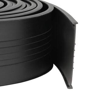 vidaXL Garage Door Seal Black 70 x 6 mm 4.5 m PVC