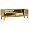 vidaXL TV Cabinet Carving Brown 120x30x42 cm Wood