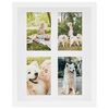 vidaXL 3D Box Photo Frames 3 pcs White 28x35 cm for 4x