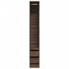 vidaXL Wardrobe Brown Oak 30x50x200 cm Engineered Wood