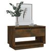 vidaXL TV Cabinet Smoked Oak 70x41x44 cm Engineered Wood