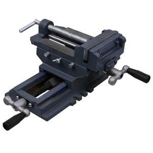 vidaXL Manually Operated Cross Slide Drill Press Vice 127 mm