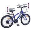 vidaXL Kids Bike 20'' 6-Speed for 6-11 Years Old Dark Blue