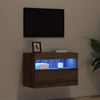 vidaXL TV Wall Cabinet Artisan oak 60 x 30 x 40 cm Engineered Wood