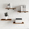 vidaXL Wall Shelves 4 pcs Smoked Oak 40x30x1.5 cm Engineered Wood