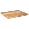 vidaXL Table Top 60x50x2.5 cm Rectangular Solid Wood Mango