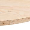 vidaXL Table Top 60x30x2.5 cm Solid Wood Pine Oval