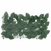 vidaXL Balcony Screen with Dark Green Leaves 500x150 cm