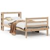 vidaXL Bed Frame without Mattress 100x200 cm Solid Wood Pine