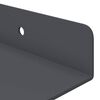 vidaXL Floating Shelf 2 pcs Anthracite 30 x 9 x 2.5 cm Steel