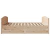 vidaXL Bed Frame without Mattress 160x200 cm Solid Wood Pine