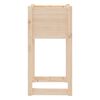 vidaXL Planter 40x40x81 cm Solid Wood Pine