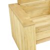 vidaXL Garden Corner Bench 239 cm Impregnated Pinewood