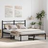 vidaXL Bed Frame without Mattress Sonoma Oak 150x200 cm King Size Engineered Wood