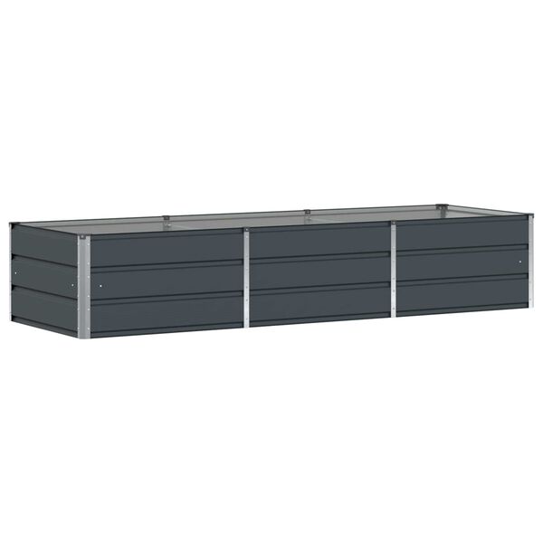 vidaXL Planter Anthracite 240 x 80 x 45 cm Steel