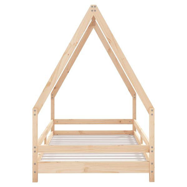vidaXL Kids Bed Frame 90x190 cm Solid Wood Pine