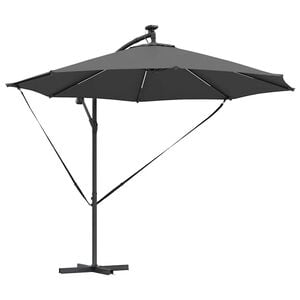 vidaXL Umbrella Anthracite 294 x 294 x 248 cm Polyester and Aluminium