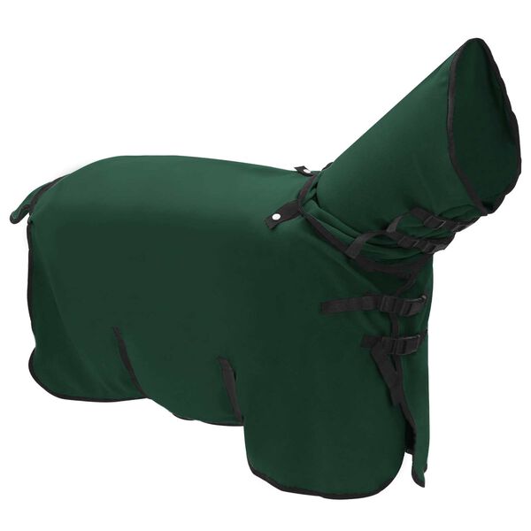 vidaXL Horse Blanket Full Dark Green Polyester
