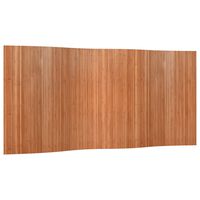 vidaXL Room Divider Brown 165x400 cm Bamboo