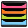 Exacompta Big-Box Desktop Drawer Set Harlequin with 4 Drawers