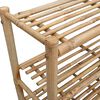 vidaXL Shoe Rack with Shelf Natural 88 x 27 x 80 cm Bamboo