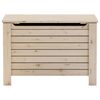 vidaXL Storage Box with Lid RANA 100x49x54 cm Solid Wood Pine