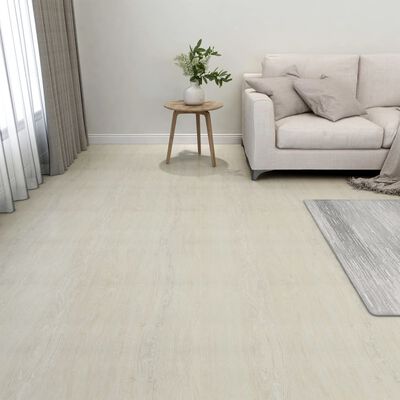 vidaXL Self-adhesive Flooring Planks 20 pcs PVC 1.86 m² Cream
