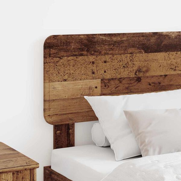 vidaXL Headboard with Headboard Old Wood 75 cm Engineered wood