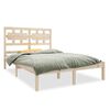 vidaXL Bed Frame without Mattress 120x190 cm Small Double Solid Wood