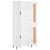 vidaXL Highboard White 69.5x34x180 cm Engineered Wood