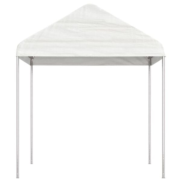vidaXL Gazebo with Roof White 4.46x2.28x2.69 m Polyethylene