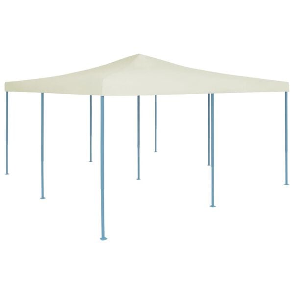 vidaXL Folding Gazebo 5x5 m Cream