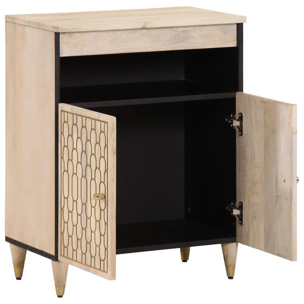 vidaXL Side Cabinet 60x33x75 cm Solid Wood Mango