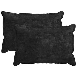 vidaXL Cushion Cover 2 pcs HOUTEN Anthracite 50 x 75 cm