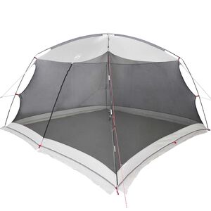 vidaXL Mosquito Tent Grey 380 x 380 x 225 cm Polyester and Fiberglass