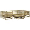 vidaXL 7 Piece Garden Sofa Set Impregnated Wood Pine