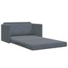 vidaXL Folding Sofa Bed Dark Grey 124 x 71 x 78 cm Velvet