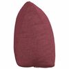 vidaXL Back Pillow Wine Red 45 x 20 x 35 cm Fabric