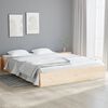 vidaXL Bed Frame without Mattress Solid Wood 140x190 cm