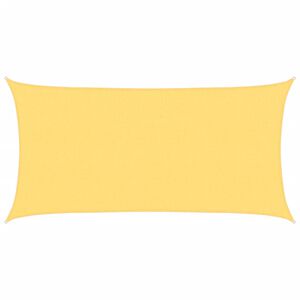 vidaXL Sunshade Sail HDPE Rectangular 2x4 m Beige