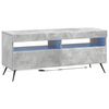 vidaXL LED TV Cabinet Concrete Grey Engineered Wood