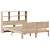 vidaXL Bookcase Bed without Mattress 120x200cm Solid Wood Pine