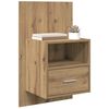 vidaXL Bedside Cabinet with Drawer 2 pcs Artisan Oak 50 x 32.5 x 80cm